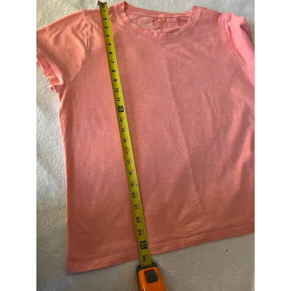 J.CREW Girlfriend Tee XL Women Large Pink T-Shirt 100% Cotton Casual Comfort - Picture 4 of 7